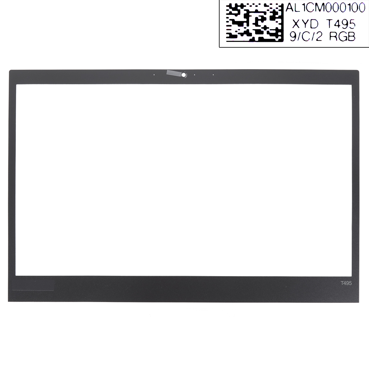 Picture of New Replacement Laptop Cover For Lenovo Thinkpad T490 T495 lcd bezel sticker